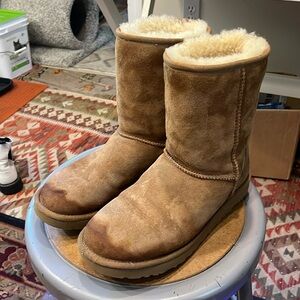 UGG women’s mid calf winter boots - size 8 - used